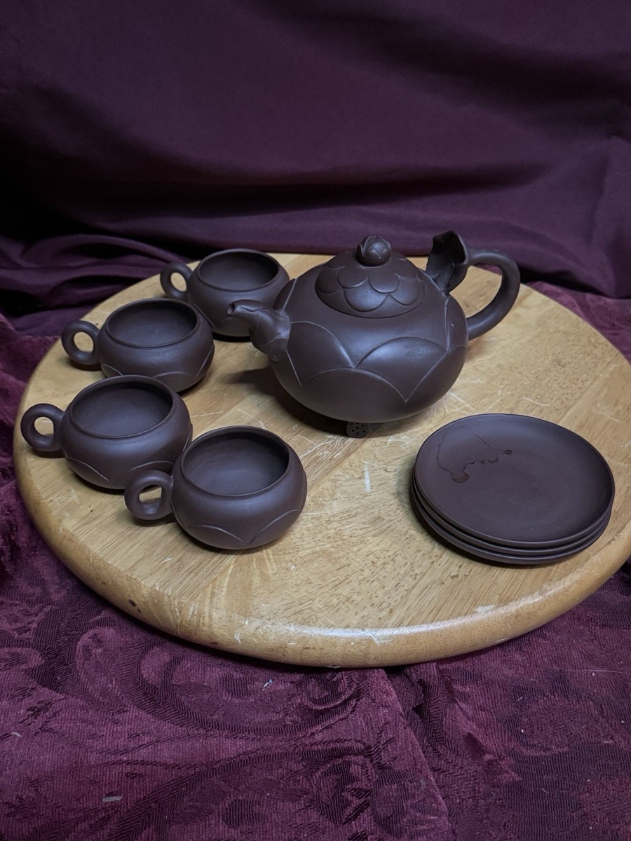 美品　C.O.S.A. - Chiryu-Yonkers JC13- Vintage Chinese Yixing Zisha Purple Sand Tea Set - 1