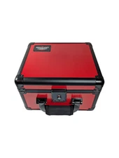 Graded Card Case, 2 Row, Combination Lock, Foam, Red PSA Slab Case for Cards