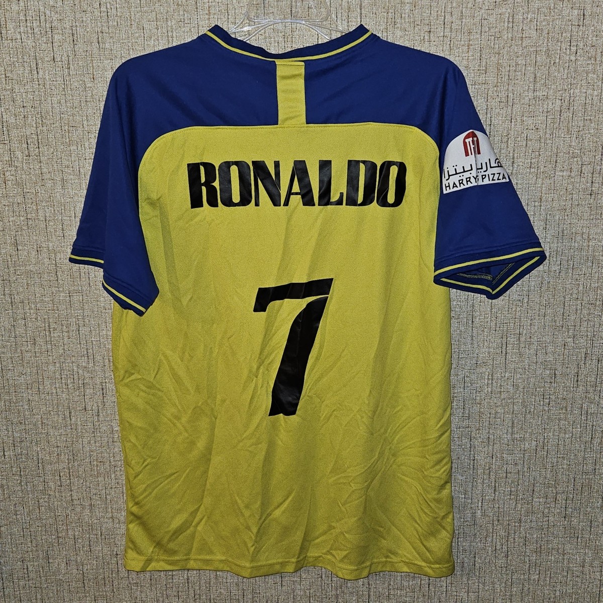 Al Nassr Shurfah Christian Ronaldo 7 Replica Jersey | Mens L | eBay