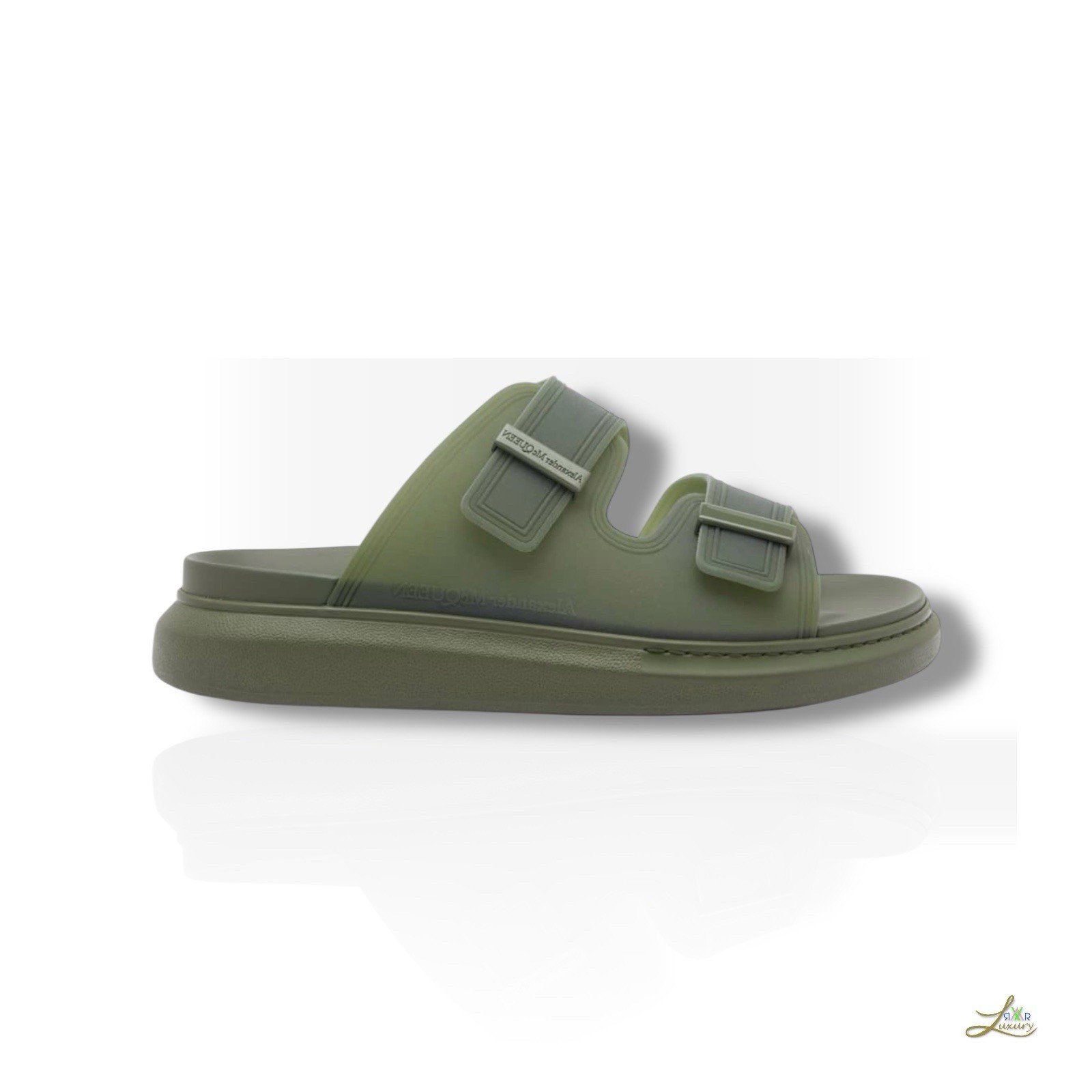 APL Sandali Alexander McQueen ibridi flat slides taglia 44