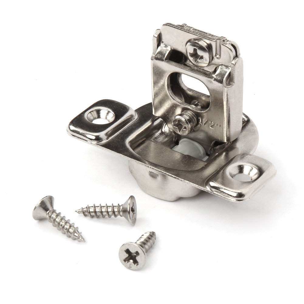 LOT of 1/2" Overlay Self Close Face Frame 105° Compact Concealed Cabinet Hinge