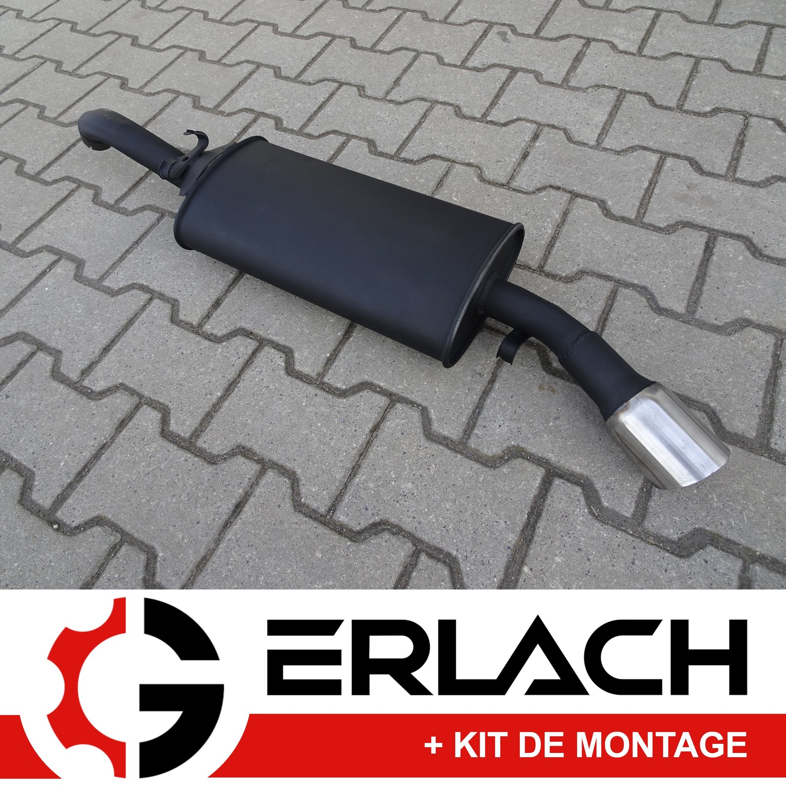 Silencieux arrière pour Vw Golf II 1.8 GTI : anti-corrosion pour échappement Golf 2 7767