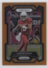 2023 Panini Prizm Orange Prizm 153/249 R Joshua Dobbs Joshua Dobbs #3 v9t