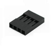 100pcs 2.54mm 4P Pitch Dupont Jumper Wire Cable Housing Female Pin Connector