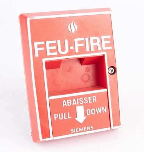 Siemens HMS-SA Intelligent Manual Non-Coded Fire Alarm Pull Station