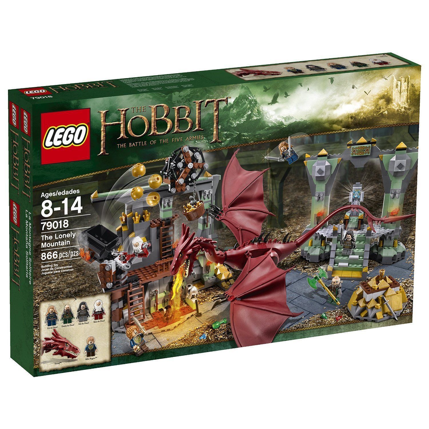 Lego The Hobbit 79018 The Lonely Mountain Nuevo Sellado Lego The Hobbit 79018 The Lonely Mountain Mountain Mountain Nuevo Sellado precios bajos
