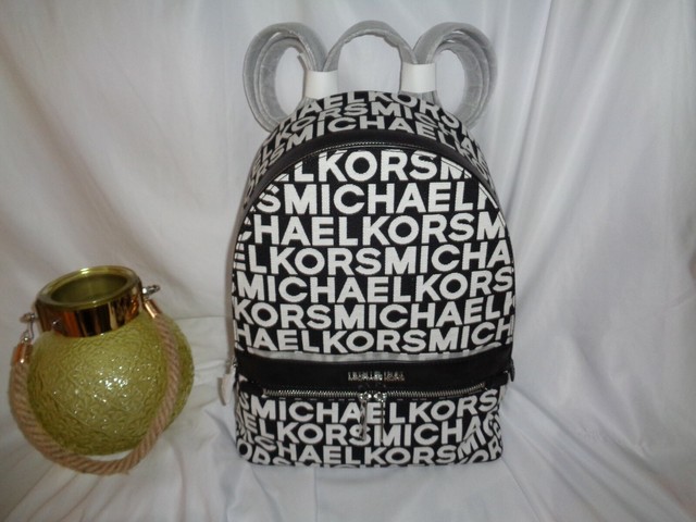 Michael Kors Kenly Large Backpack Graphic Logo Messenger ...