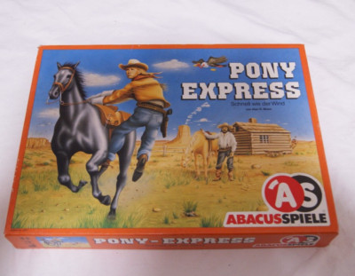 Brettspiel Gesellschaftsspiel Pferdespiel Retro - Pony Express Abacus Spiele AS