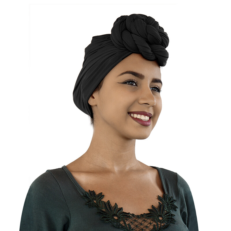 stretch jersey knit head wrap