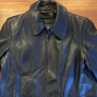 o*o様 【80s】Liz Claiborne leather jacket 80s Liz Wear Leather Jacket – The Future Past