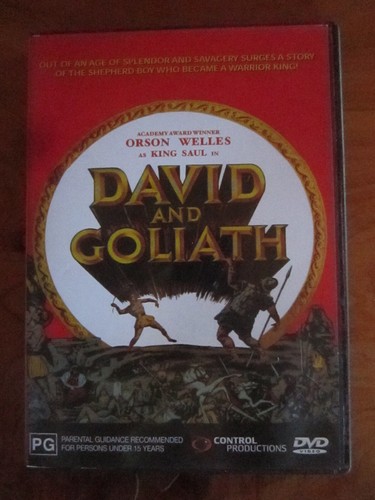 DVD DAVID AND GOLIATH  ORSON WELLES  GREAT  ** MUST SEE ** - Afbeelding 1 van 2