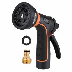 Bradas Gartenbrause Metall - 3 Funktionen Spritzpistole Mit Messingdüse & Ergonomischem Griff