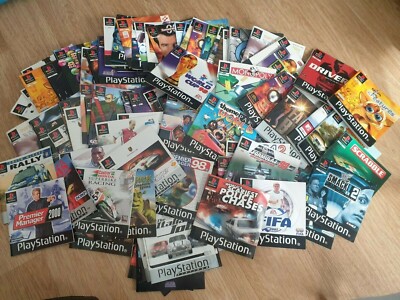 Sony Playstation 1 Manuals, With Free Postage