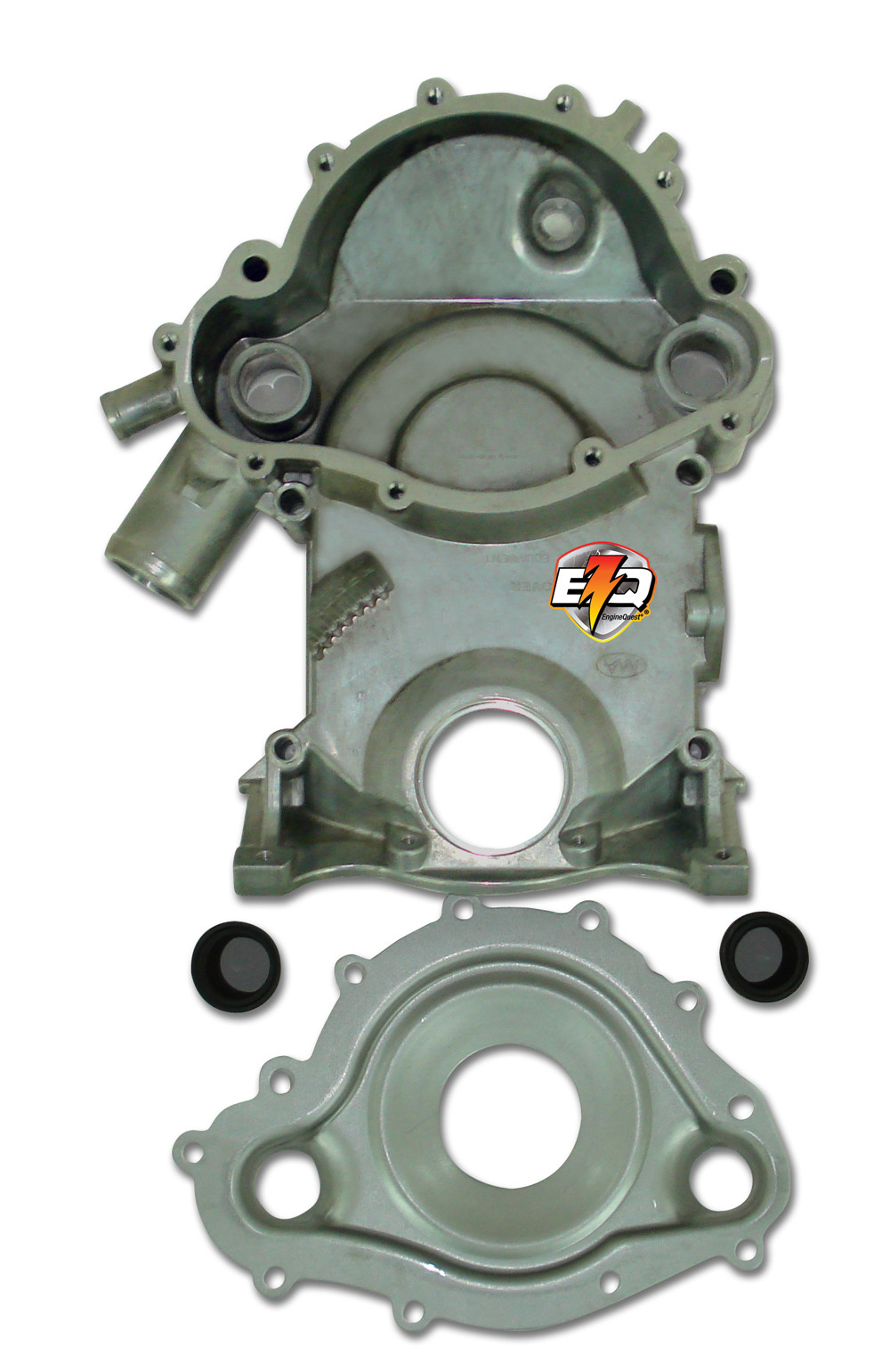 PONTIAC 350 / 400 / 455 Timing Cover with backing plate and sleeves