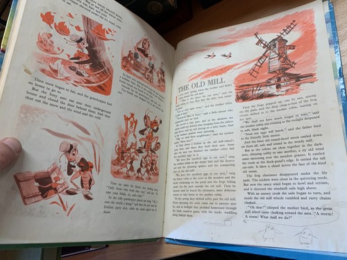 *RARE* 1953 WALT DISNEY'S PINOCCHIO ILLUSTRATED FICTION HUGE HARDBACK BOOK (P3) - Imagen 14 de 15