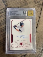 2016 Panini Flawless Trea Turner Auto Rookie Autos Ruby #13/20 🔥BGS 8.5 Auto 10