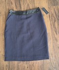 NWT WORTHINGTON PENCIL NAVY BLUE SKIRT W/ POCKETS SZ 4 — photo 1