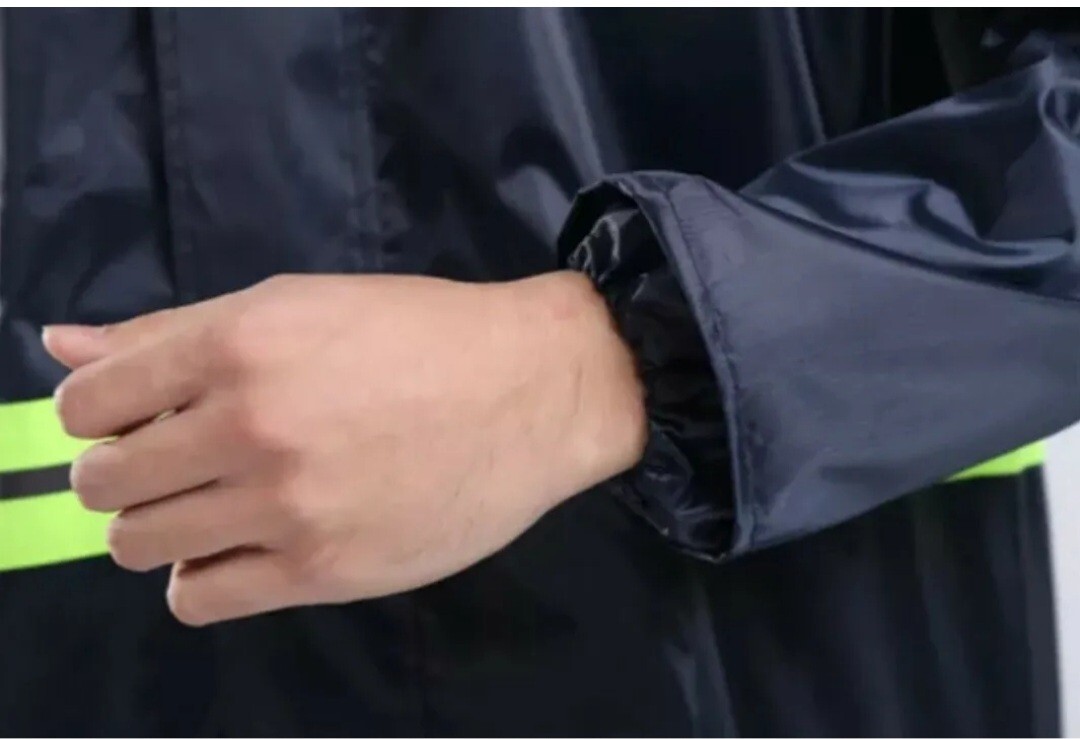 Mens Waterproof Jacket Pants Zip Outdoor Bike Y Moto Rain Coat