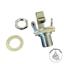 Switchcraft Long Threaded 1/4" Mono Jack Type L11 - Nickel