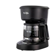 Coffee Maker Mr. Coffee 5-Cup Programmable 25 oz. Mini Brew Black Auto Shut-off