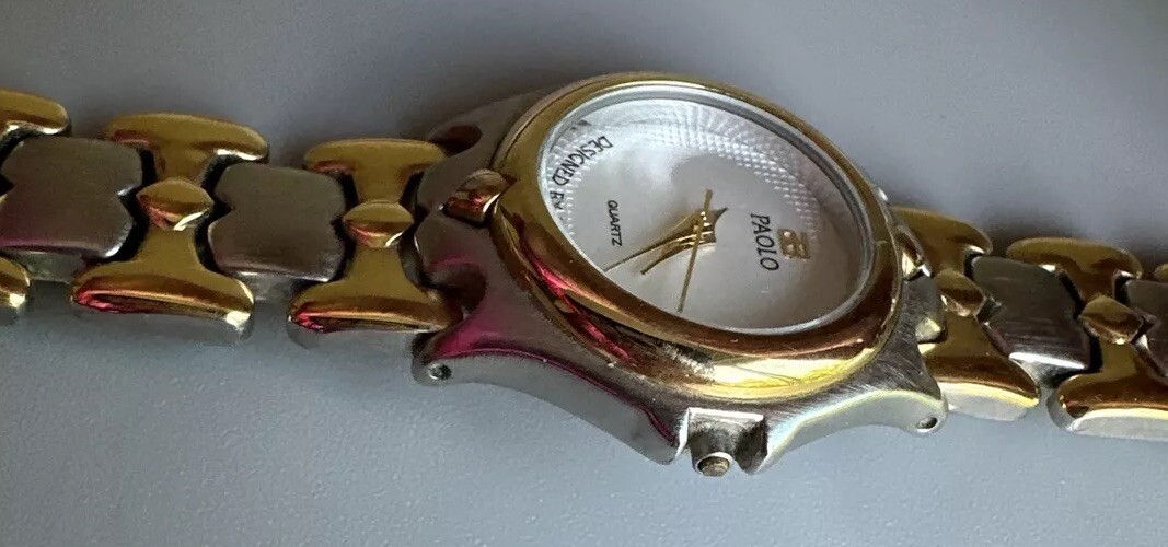 Paolo Designed by Paolo Gucci 790TS Two-Tone Quartz Watch Paolo Designed by Paolo Gucci 790TS Two-Tone Quartz Watch