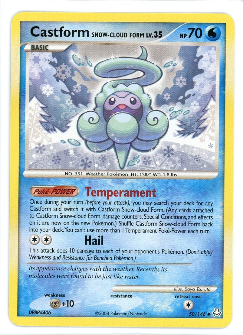 Castform Snow-cloud Form 50/146 Legends Awakened Pokemon Card