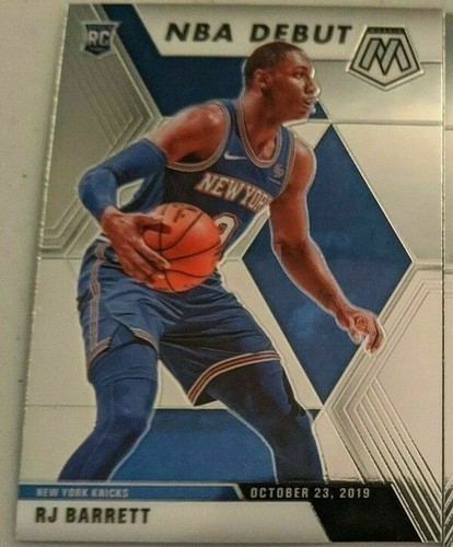 RJ BARRETT***MINT ROOKIE NBA DEBUT INSERT**2019-20 PANINI MOSAIC #270 NYK KNICKS - Picture 2 of 5