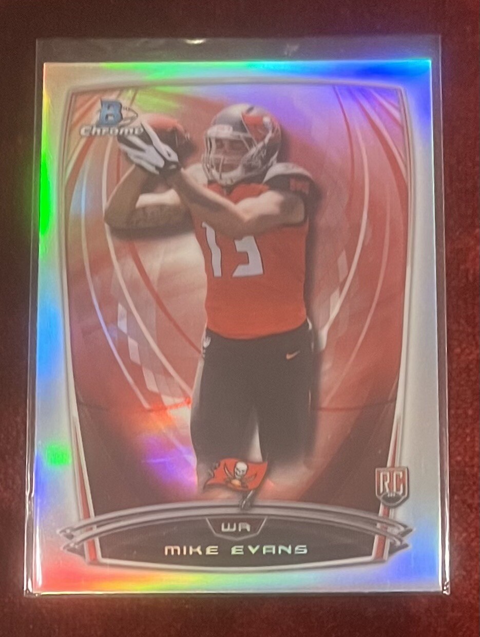 2014 Bowman Chrome Mike Evans Refractor Rookie RC SP (Tampa Bay Buccaneers/A&M)