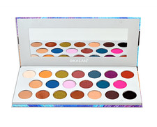 EYESHADOW PALETTE  MAKEUP BEIGE BLUE PINK BRO...