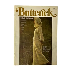 1970 Butterick Summer Home Catalog large store counter patterns book