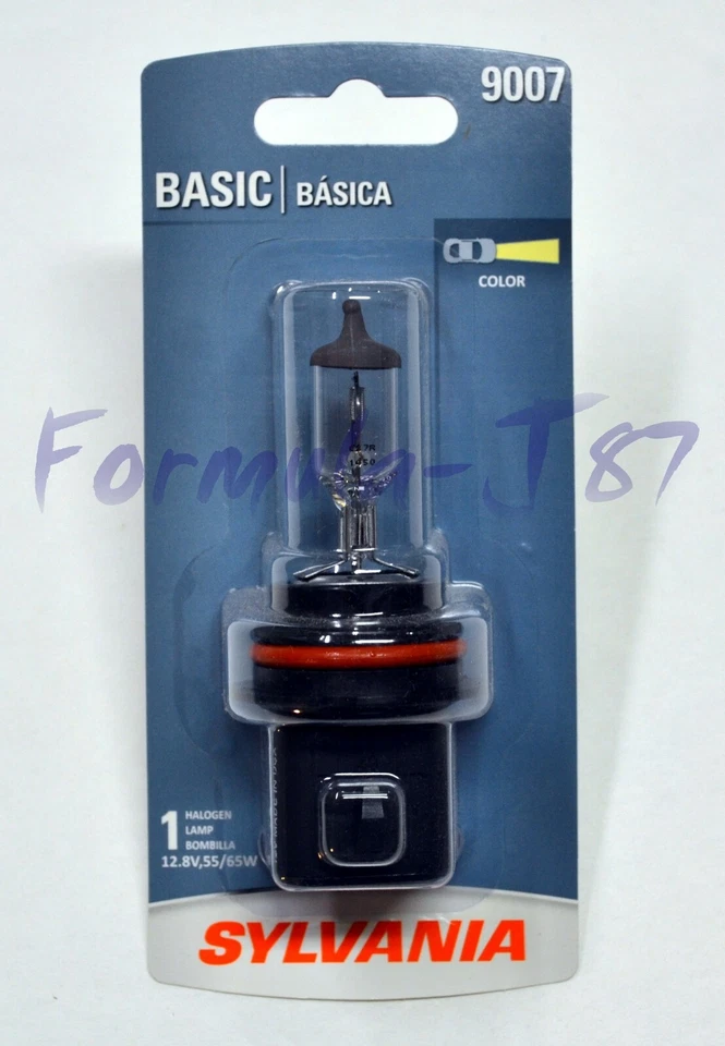 Sylvania Basic 9007 HB5 65/55W One Bulb Head Light Dual Beam Replace Stock Lamp - Image 2 of 4
