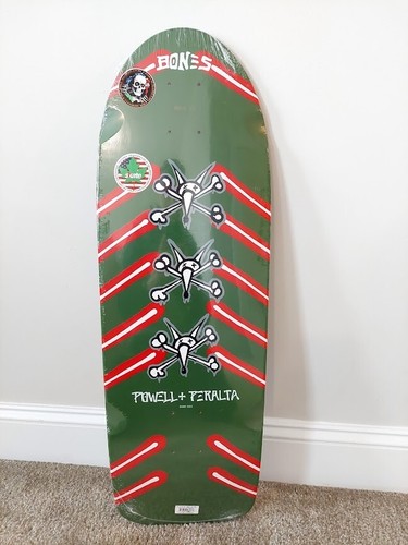 Powell Peralta Vato Rat Bones Olive Green Skateboard Deck Neu Mint