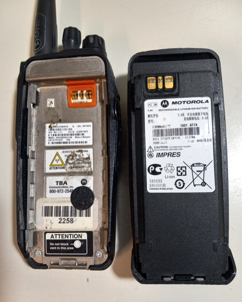 5 Motorola XPR6550 UHF DMR Twoway Radios Black eBay