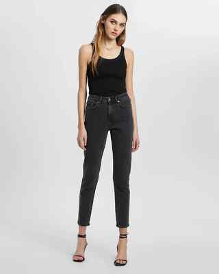 Free People Ksubi Nine 0 Hell Cat Damen Jeans High Rise Größe W26 L27 UVP:190$!