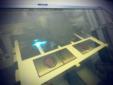 TUNING PEDANA POGGIAPIEDE ACCIAIO INOX SEAT FR LEON ARONA ATECA STAMPA UV 18 X 8