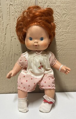 Vintage Strawberry Shortcake Blow Kiss Baby Doll 1982 American Greetings