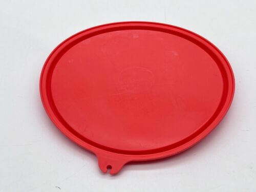 Red Tupperware 6" REPLACEMENT LID #227 for Containers 155 1405 264 234 1842 227G - Picture 2 of 3