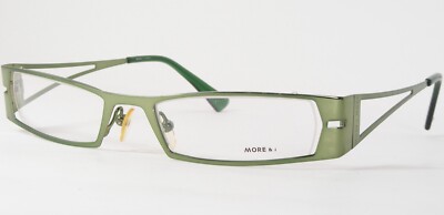 MORE & MORE 85 Green UNIQUE EYEGLASSES GLASSES METAL FRAME 49-18-135mm (NOTES)