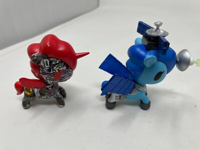 Lot of 2 Tokidoki  Figures Unicorno Space and Magna