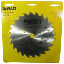 Dewalt DW3310 Industrial Steel Saw Blade 6-1/2” Fast Cut Combination 5/8" Arbor