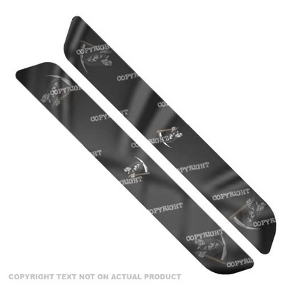 California Custom Parts Saddlebag Reflector Decals – Grim Reaper Skull For Harley 1993-2013 (Set Of 2)