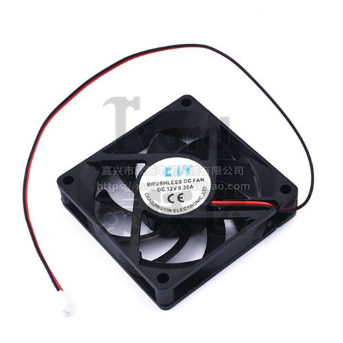 Brushless DC Cooling Fan 4010 5010 6015 7015 8020 9025 12025 DC 5V/ 12V 2pin - Afbeelding 4 van 7