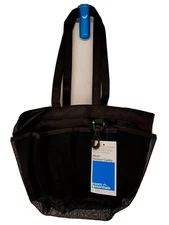 Room Essentials Black Mesh Shower Caddy/Multi-Used Tote.
