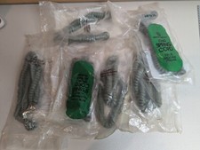 Vintage Western Electric Bell System rotary telephone spring cords green New Old