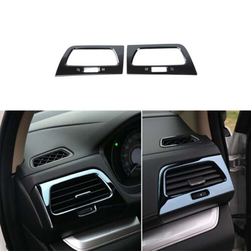 2012-2016 Left And Right Air Outlet Vent Trim For Honda CRV CR-V Black Titanium