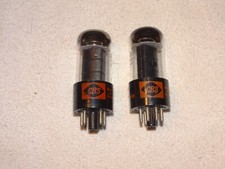 2 x 6V6gt CBS Tubes *Clear Glass*Strong Match...