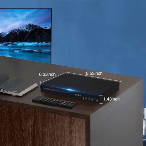 Blu Ray DVD Player, 1080P Heimkino Disc System, alle DVDs und Region a 1 abspielen - Bild 6 von 12