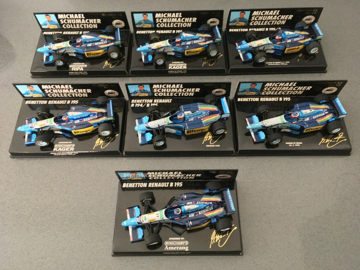 MINICHAMPS Benetton Renault B195 Winner GP Brasil 1995 M. Schumacher 1:43 F1