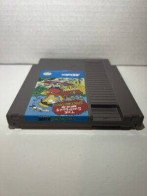 The Simpsons Bart vs The Space Mutants (Nintendo NES) Cart Only Authentic Tested