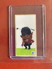 Tiger Woods Unused Bubble Gum Wrapper Sticker #07 Super RARE Turkey,Ukraine Area